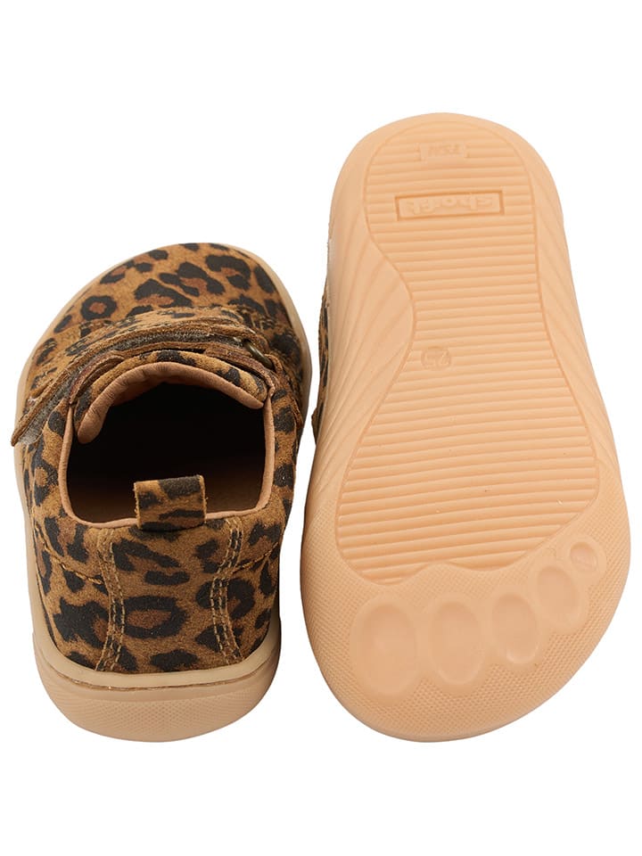POM POM Leder-Barfußschuhe in Hellbraun günstig kaufen