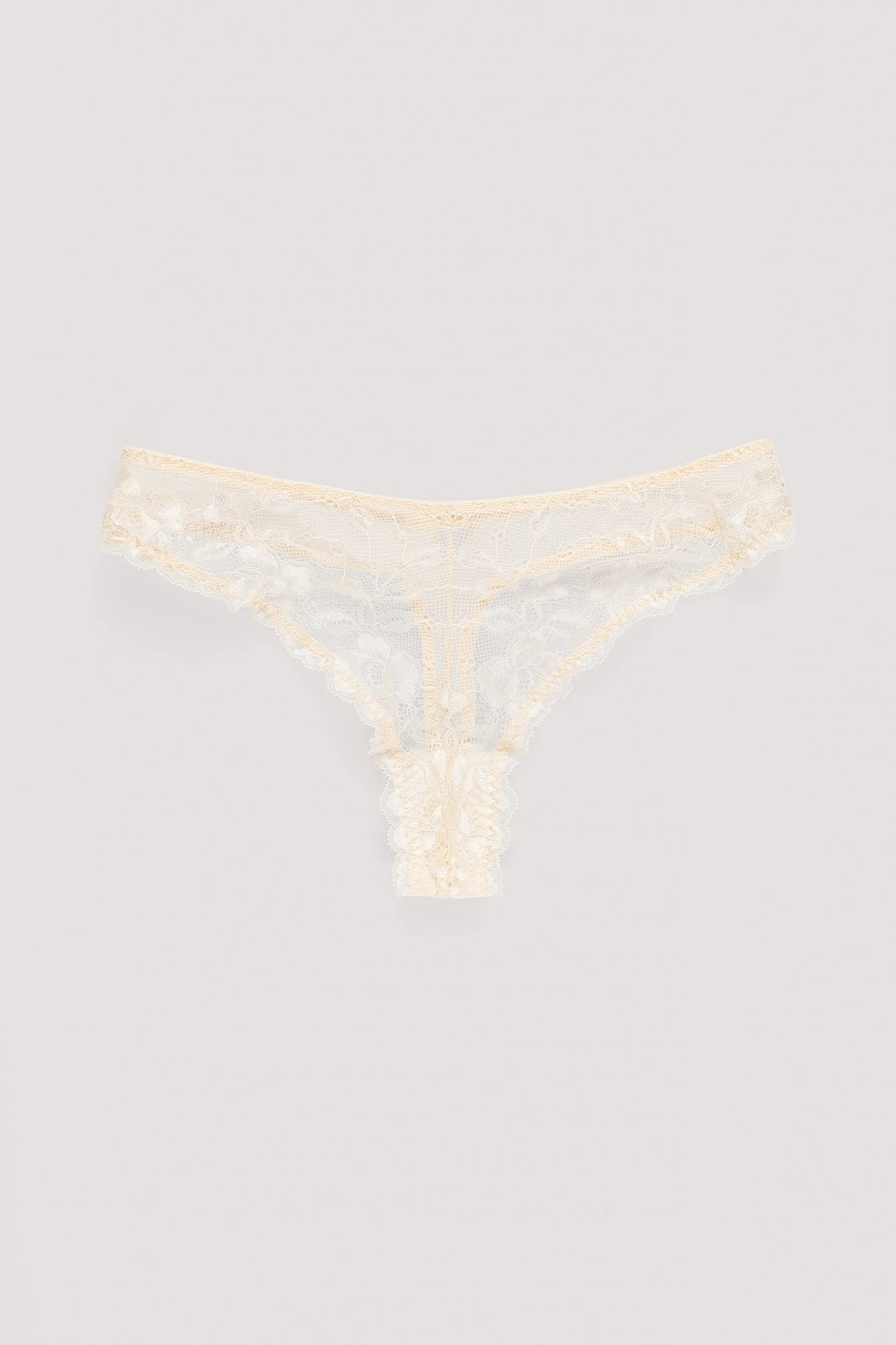 Blumenstickerei Spitzen-Tanga