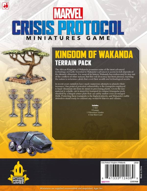 Marvel: Crisis Protocol - Kingdom of Wakanda Terrain Pack (Erw.)