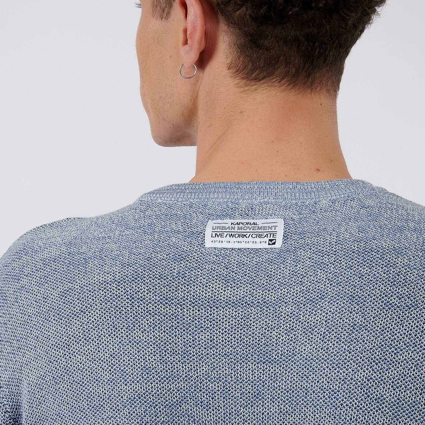 MARLY  Pull bleu homme