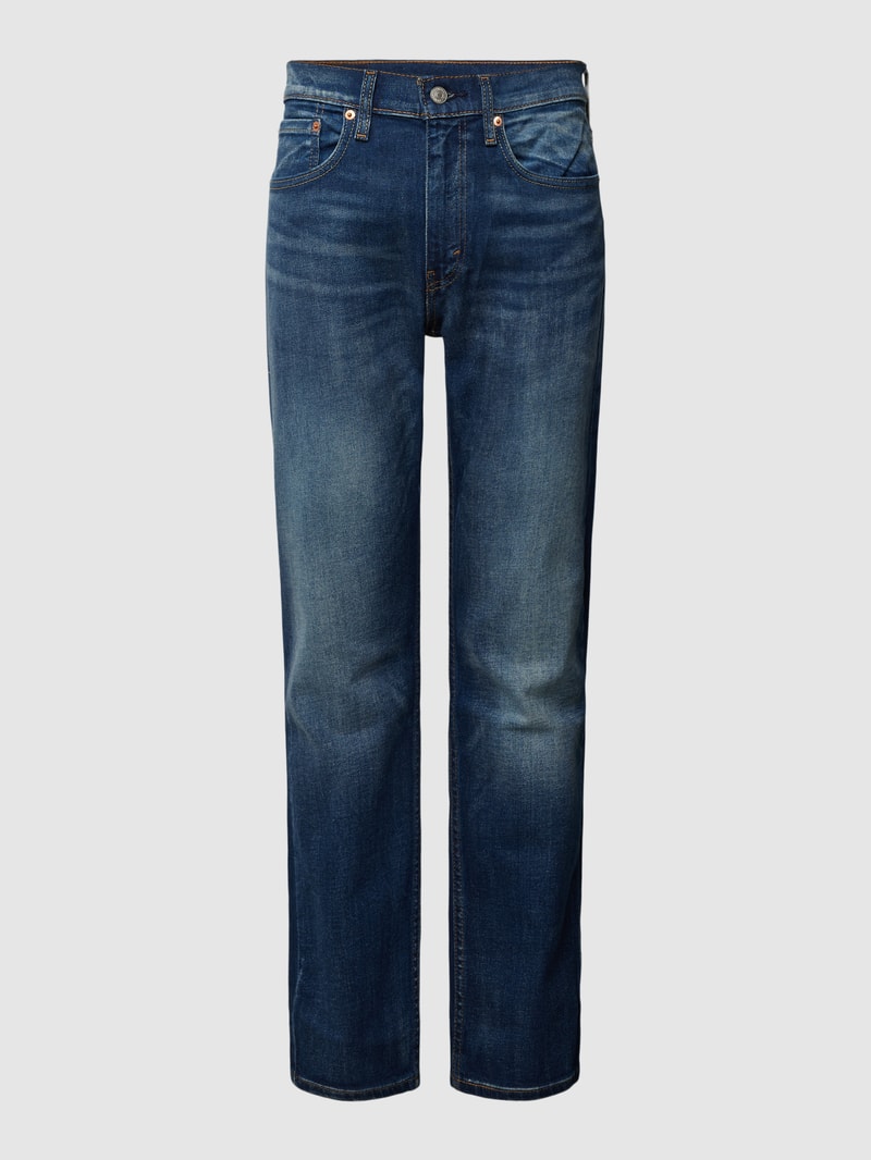 Jeans im Used-Look Modell 'TAPER HIBALL' in jeans