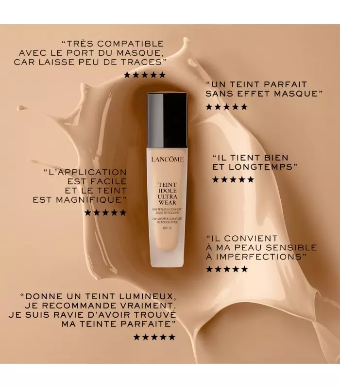 TEINT IDOLE ULTRA WEAR ALL OVER CONCEALER Correcteur et Fond de teint 2 en 1 - Tenue & Hydratation 24h