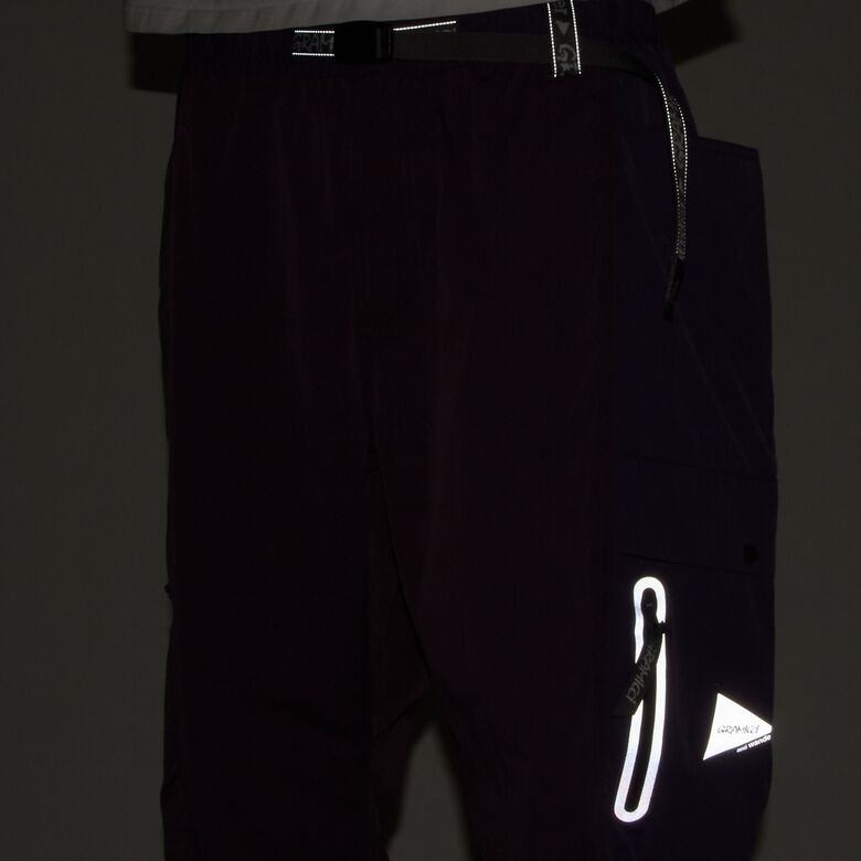 Gramicci x And Wander Patchwork Wind Pant multi purple
