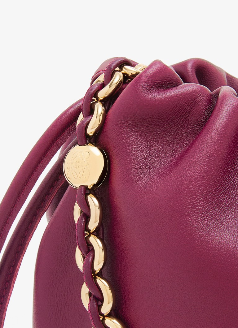 LOEWE Flamenco Purse Bucket crossbody bag made of lambskin