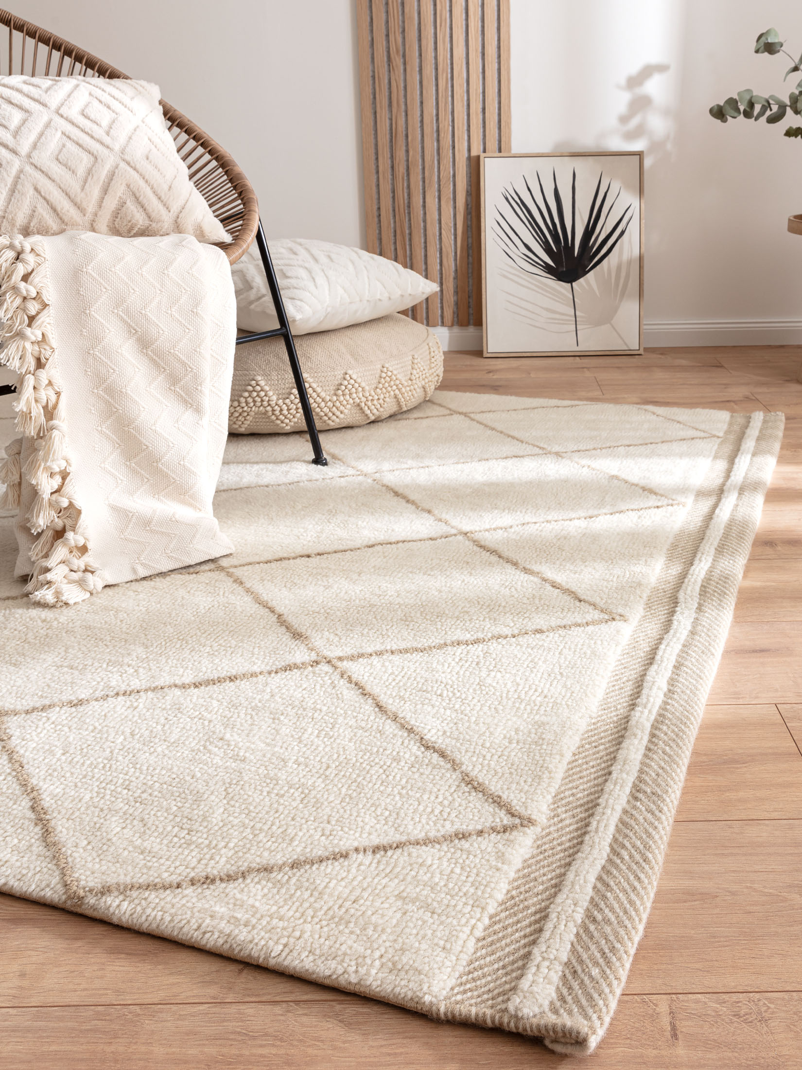 Gartland Woll-Teppich, Scandic White