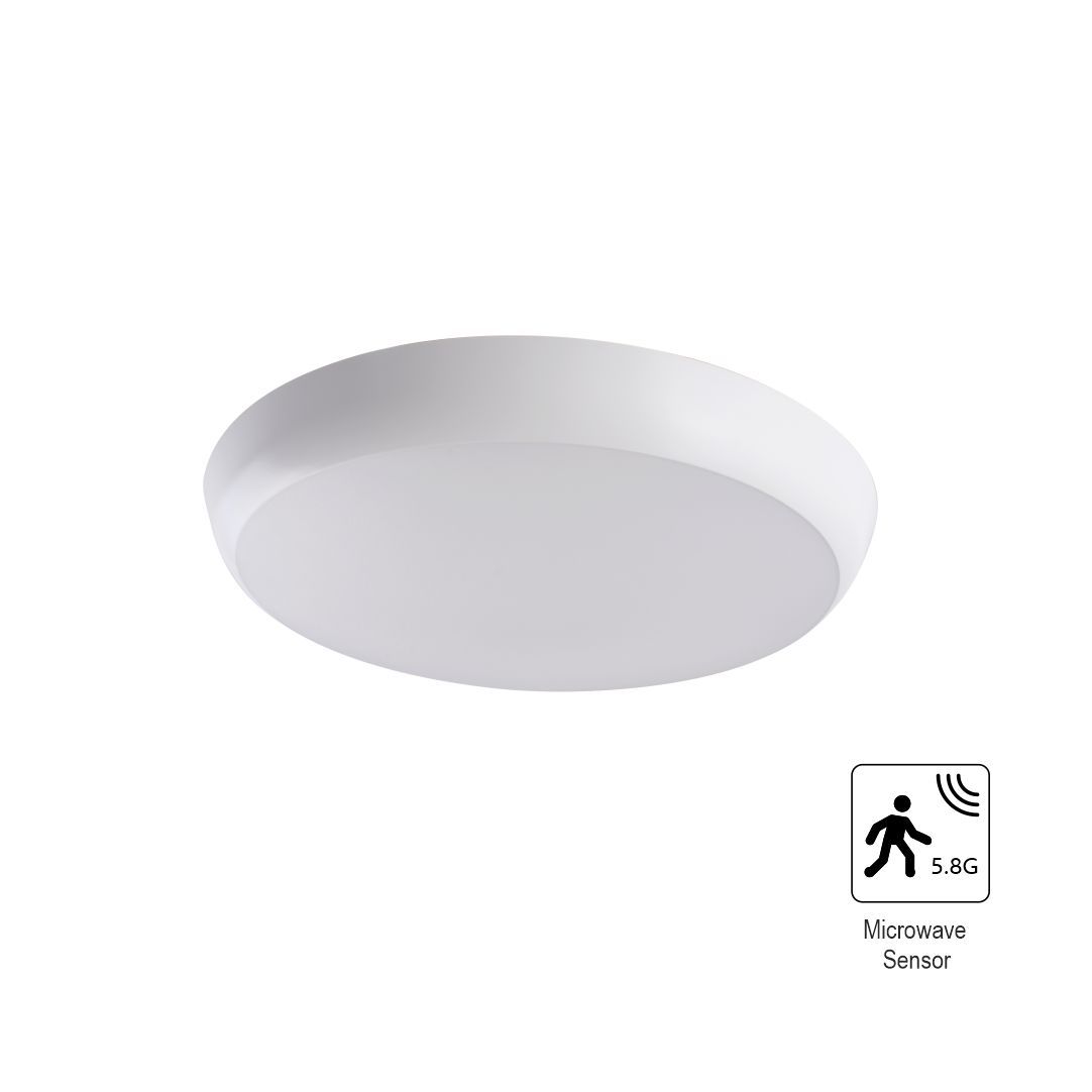 ENOVALITE LED Aufbauleuchte mit Sensor, 18W, 4000K, ø250mm