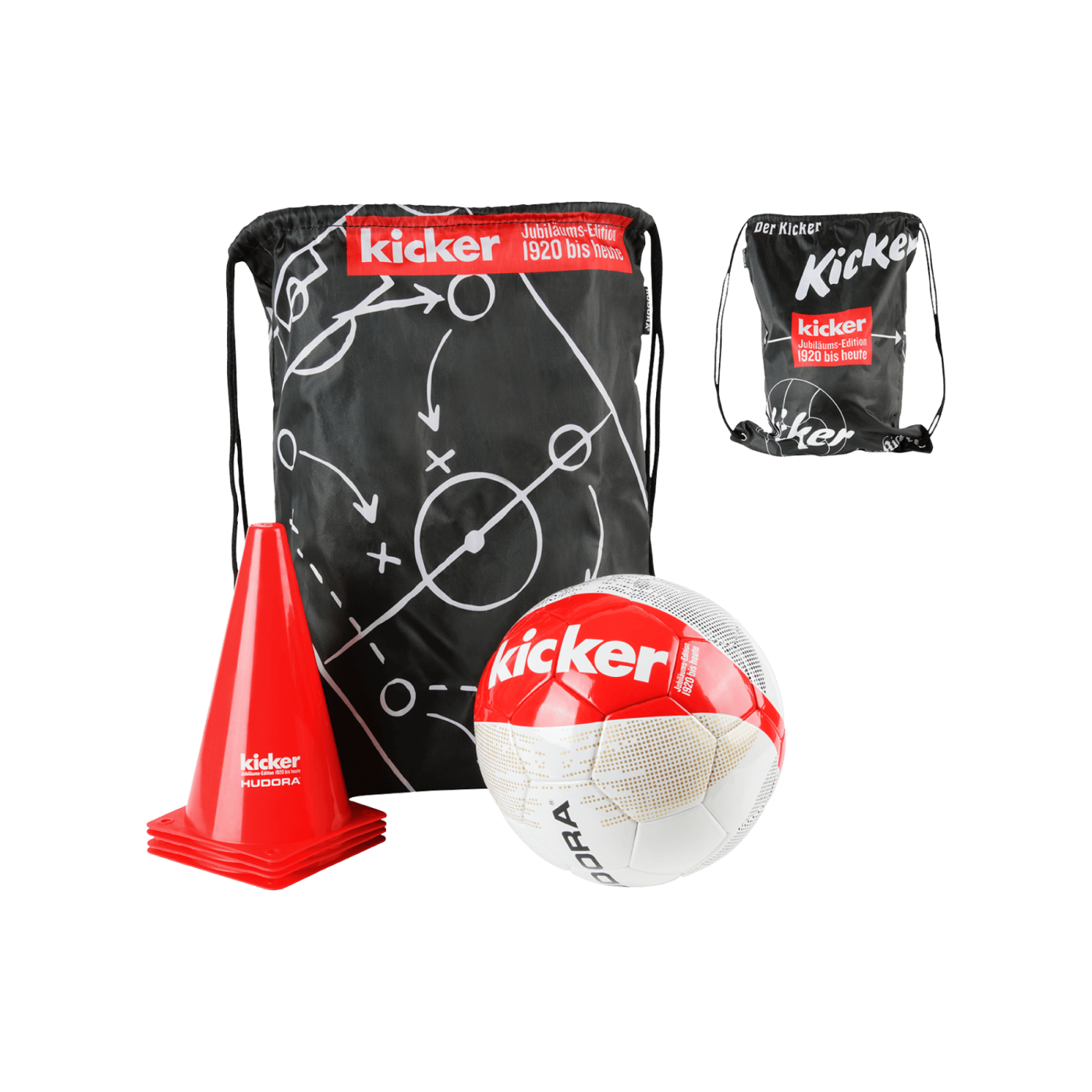 kicker Hudora Fußball-Set "kicker Edition" Matchplan