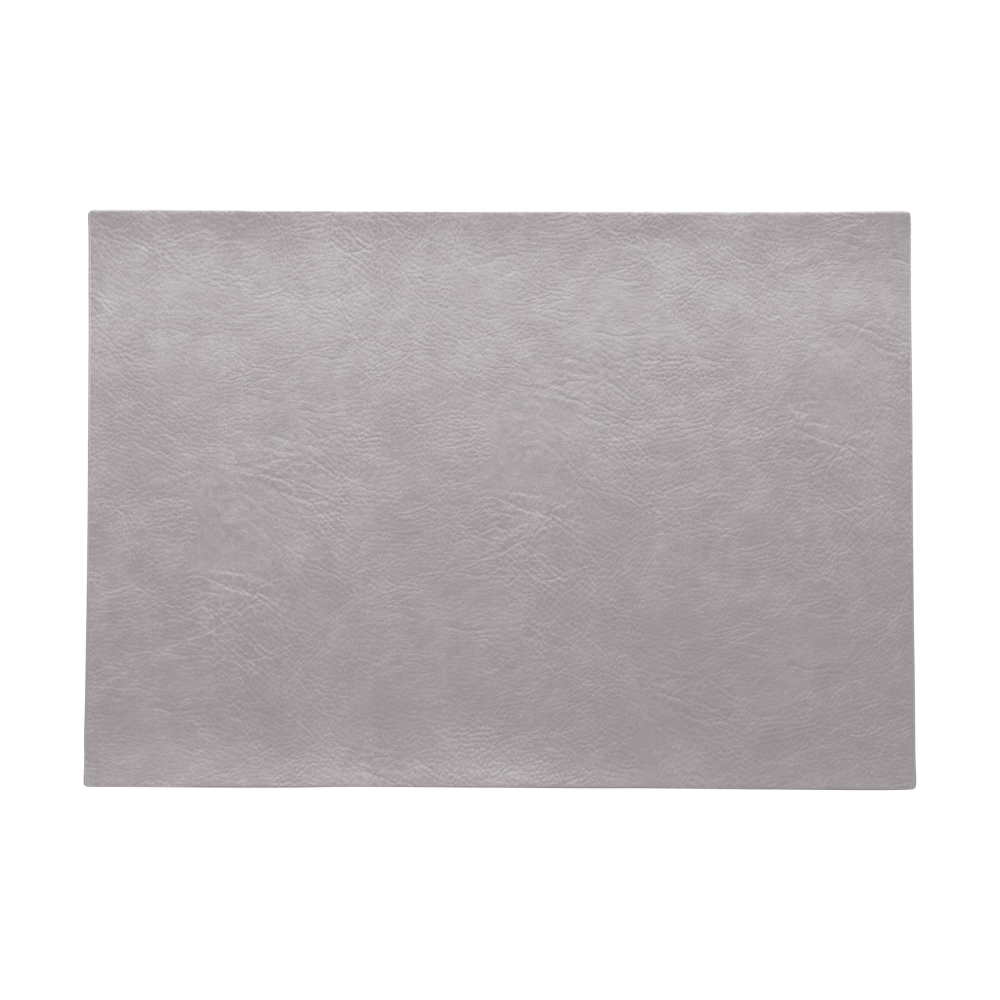 Tischset Vegan Leather silver cloud