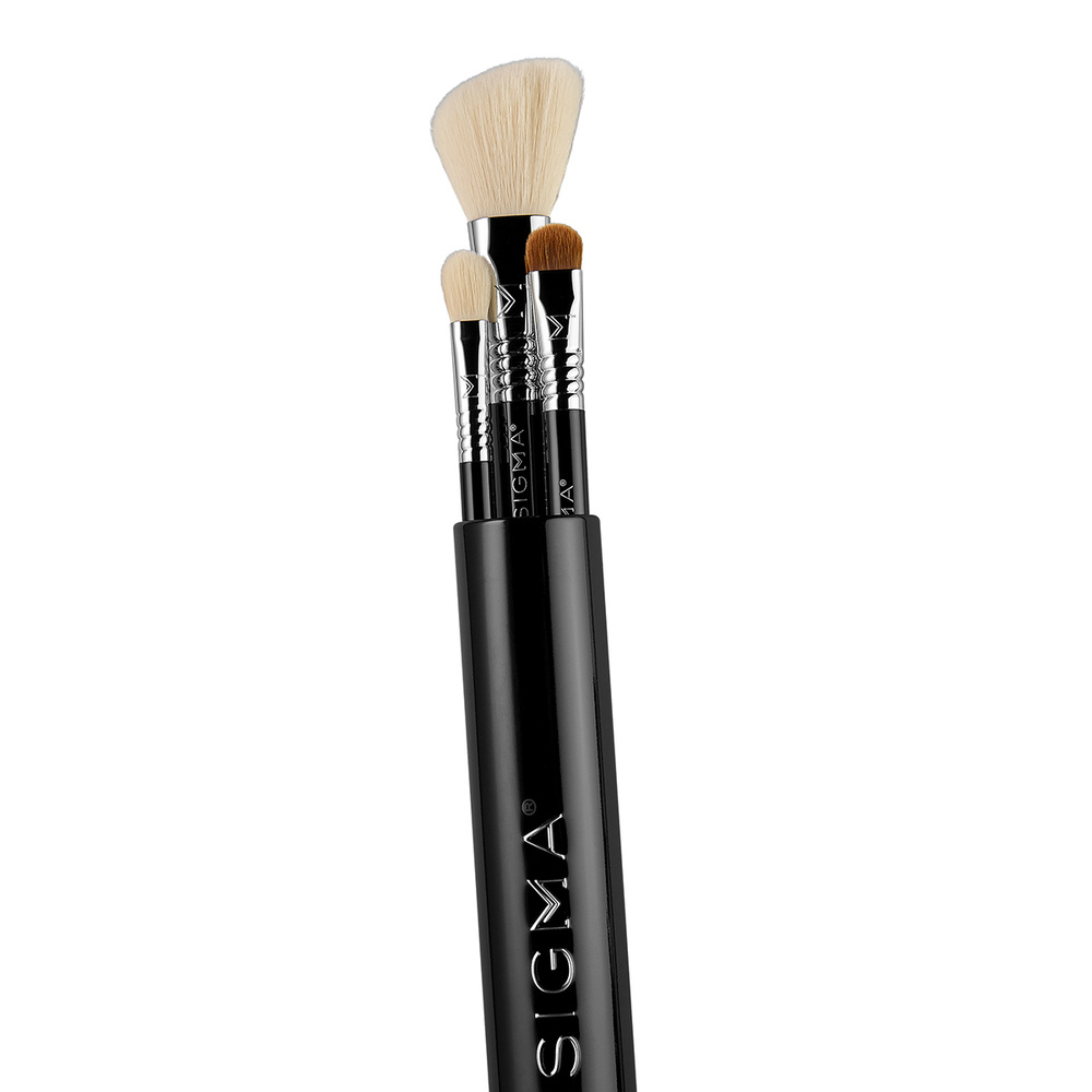 Sigma beauty Trio de pinceaux essentiels - noir Ensemble de pinceaux