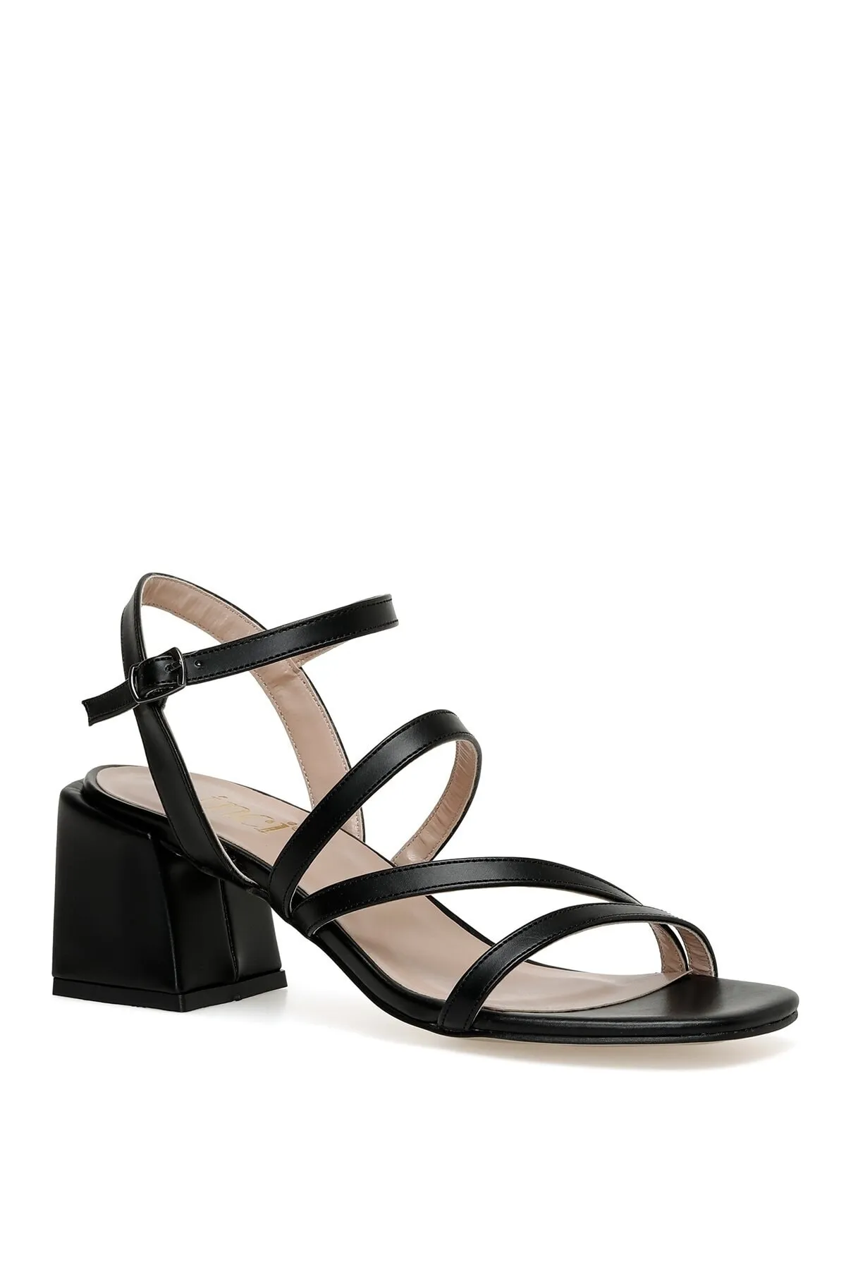 İnci  Sandalette - Schwarz - Blockabsatz