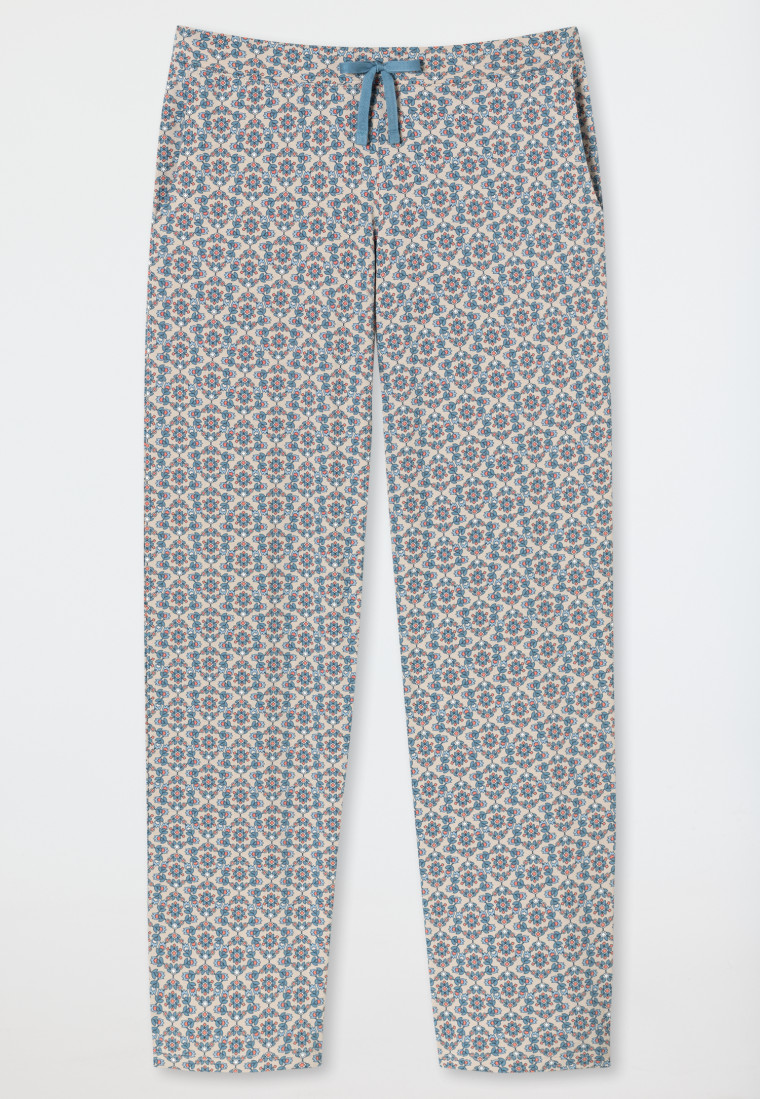 Hose lang Blümchen multicolor gemustert - Mix+Relax