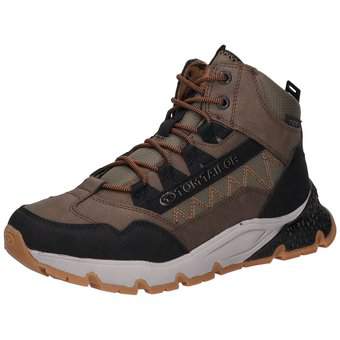 Tom Tailor Schnür Boots in braun