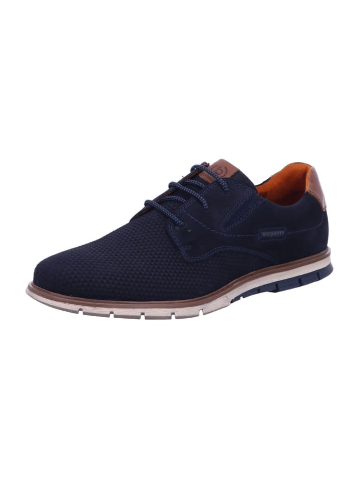 Bugatti Schnürschuh in blau günstig kaufen