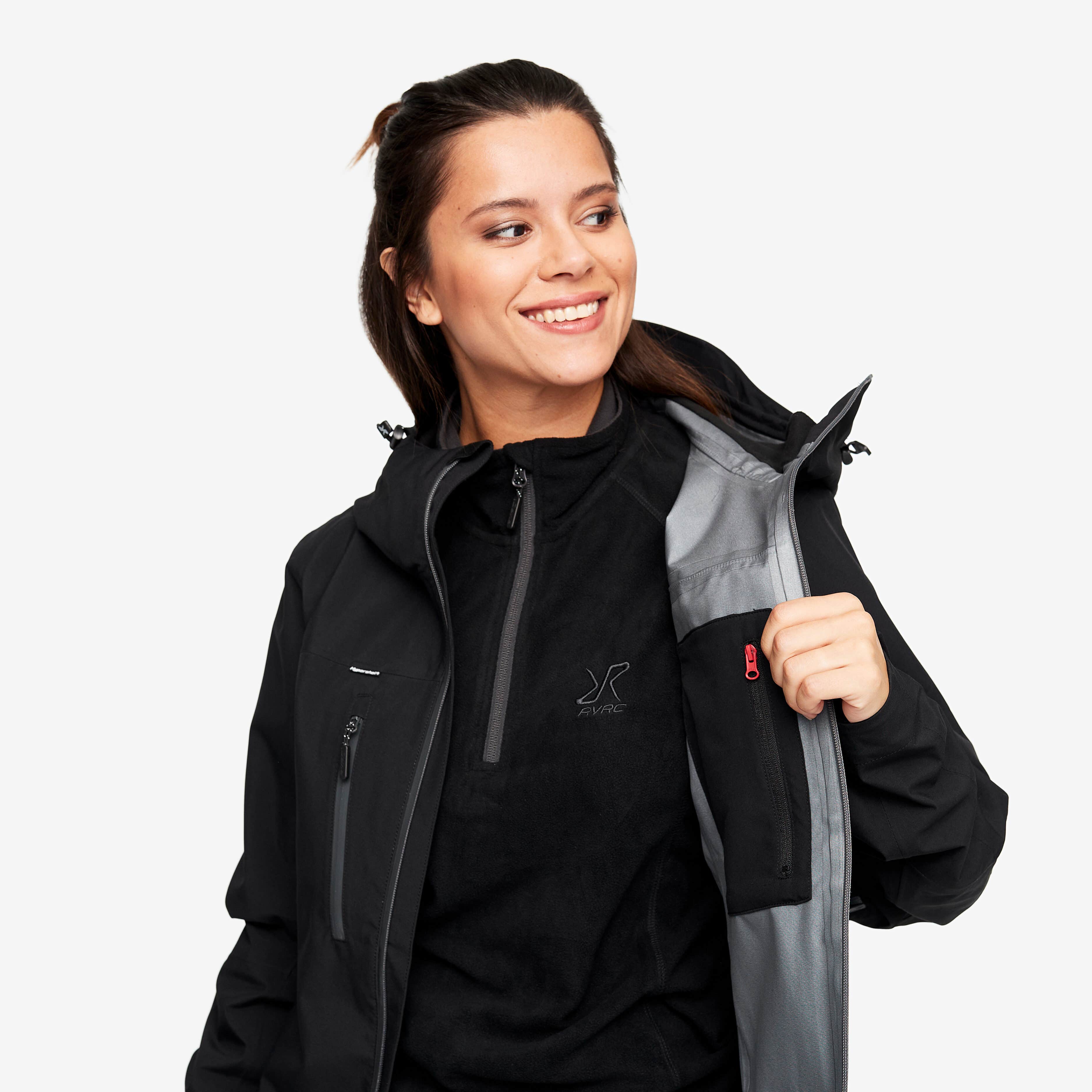 Silence Proshell 3L Jacket Femme Black/Anthracite