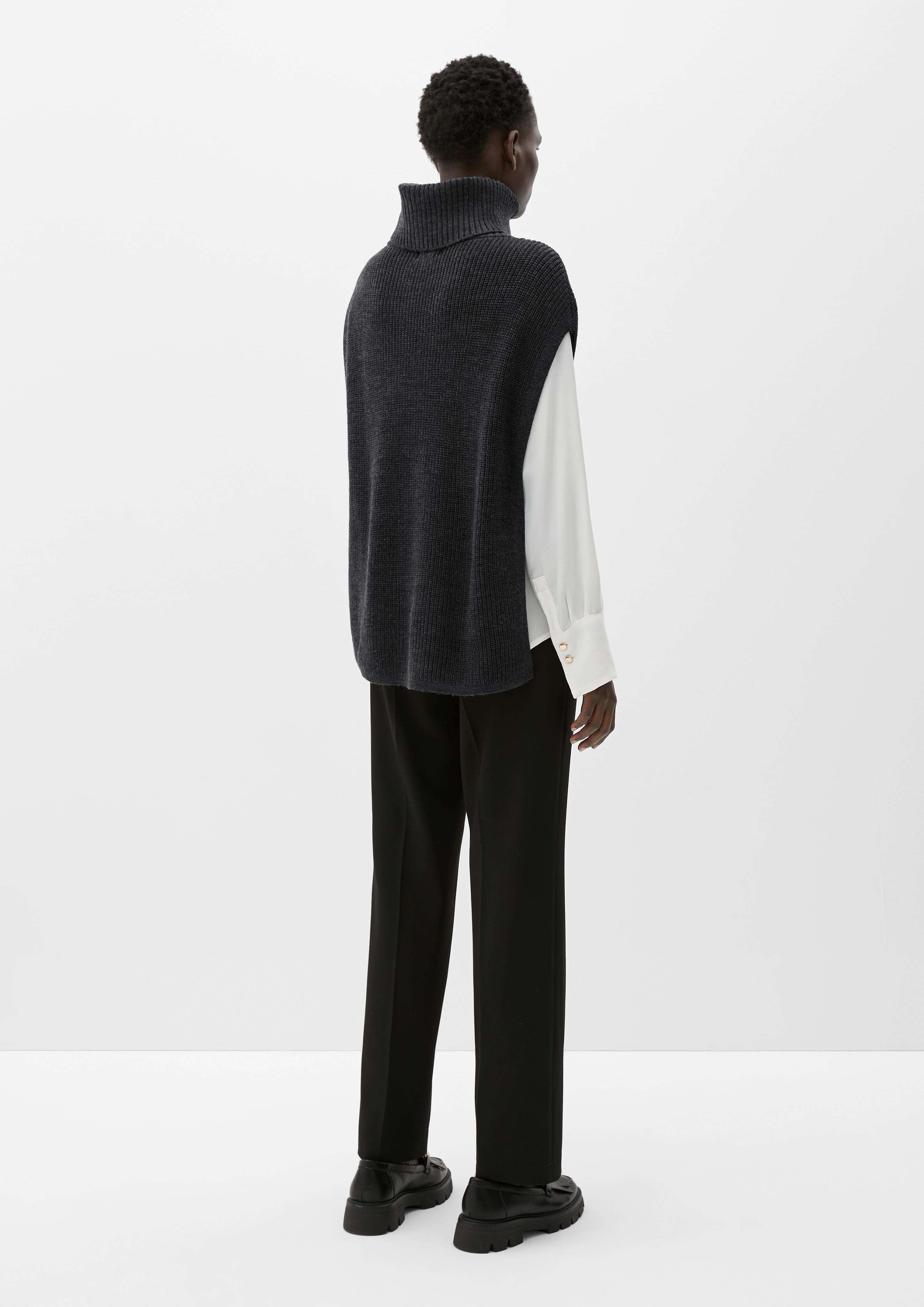 Poncho mit Rollkragen  2125185-9898