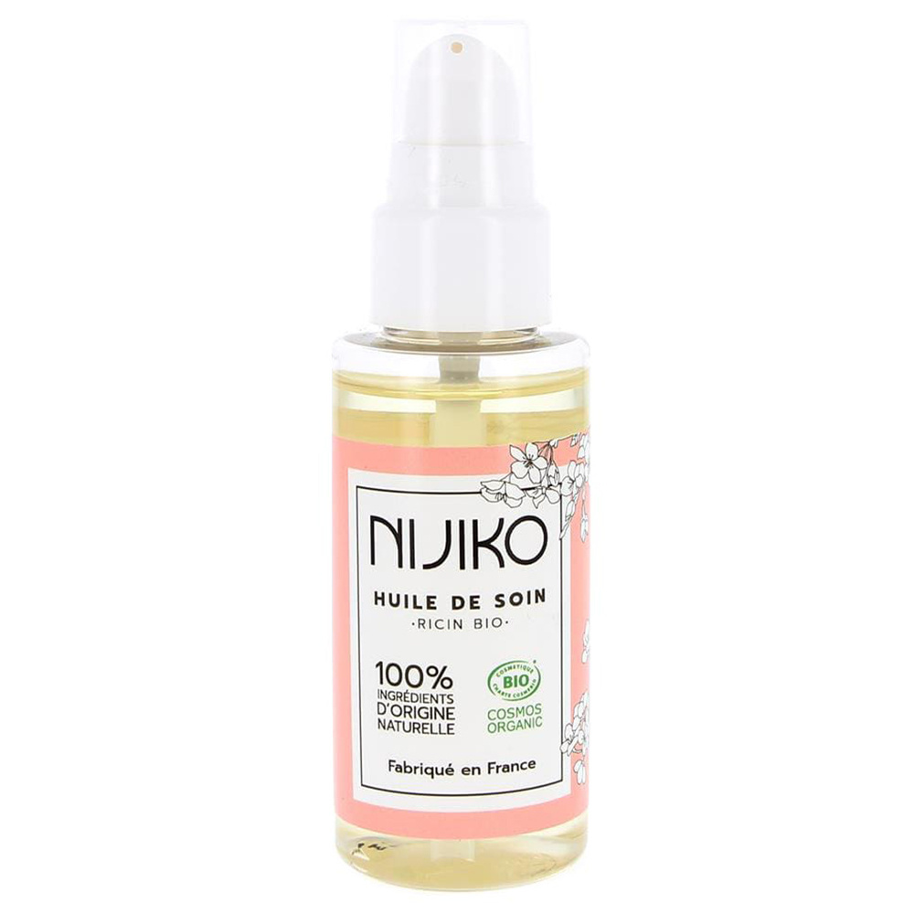 nijiko Huile de Soin Bio Multi-usages au Ricin Huile nourrissante