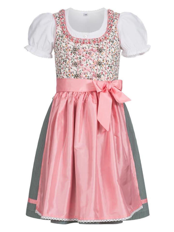 Nübler Kinderdirndl 3-teilig Nina in Weiß günstig kaufen
