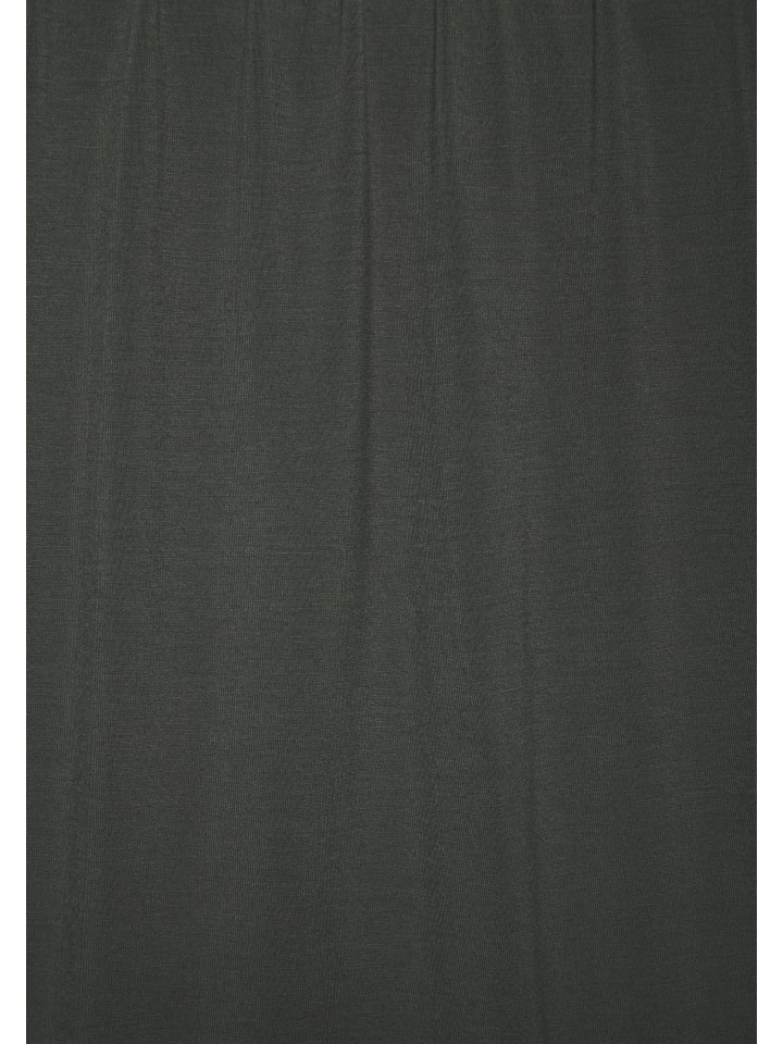 LASCANA Kurzarmshirt in graugrün, schwarz günstig kaufen