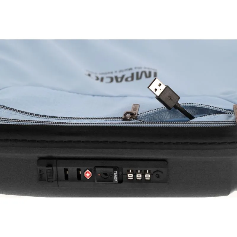IMPACKT IP1 Kabinengepäck Trolley S mit USB Port - Iron grey
