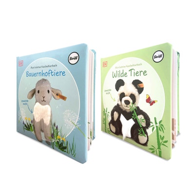 Fühlbuch Bundle Bauernhoftiere und Wilde Tiere, 17 cm, mehrfarbig