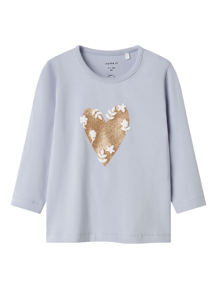 name it Longsleeve in Hellblau günstig kaufen