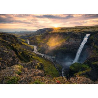 Ravensburger Puzzle: Haifoss auf Island (1000 Teile)