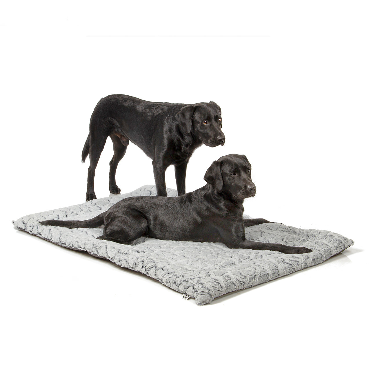 Wallace & Jones Hundebetten Wallace & Jones gepolsterte Plüsch Wendedecke Snow XXL