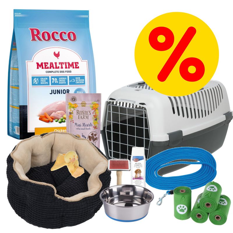 Welpen-Starterpaket für kleine Hunde zu TOP-Preisen