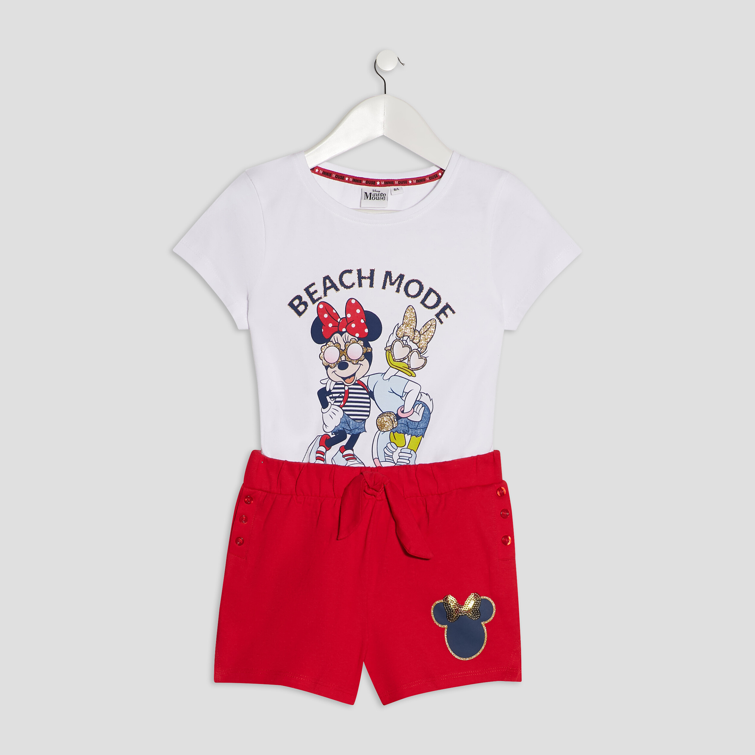 Ensemble 2 pièces Minnie multicolore fille | La Halle