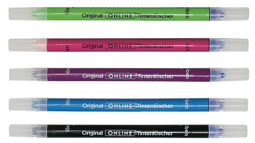 ONLINE Kombi-Tintenlöscher mit belüfteter Kappe sortiert