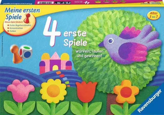 4 erste Spiele - Kinderspiel ab 3 Jahren