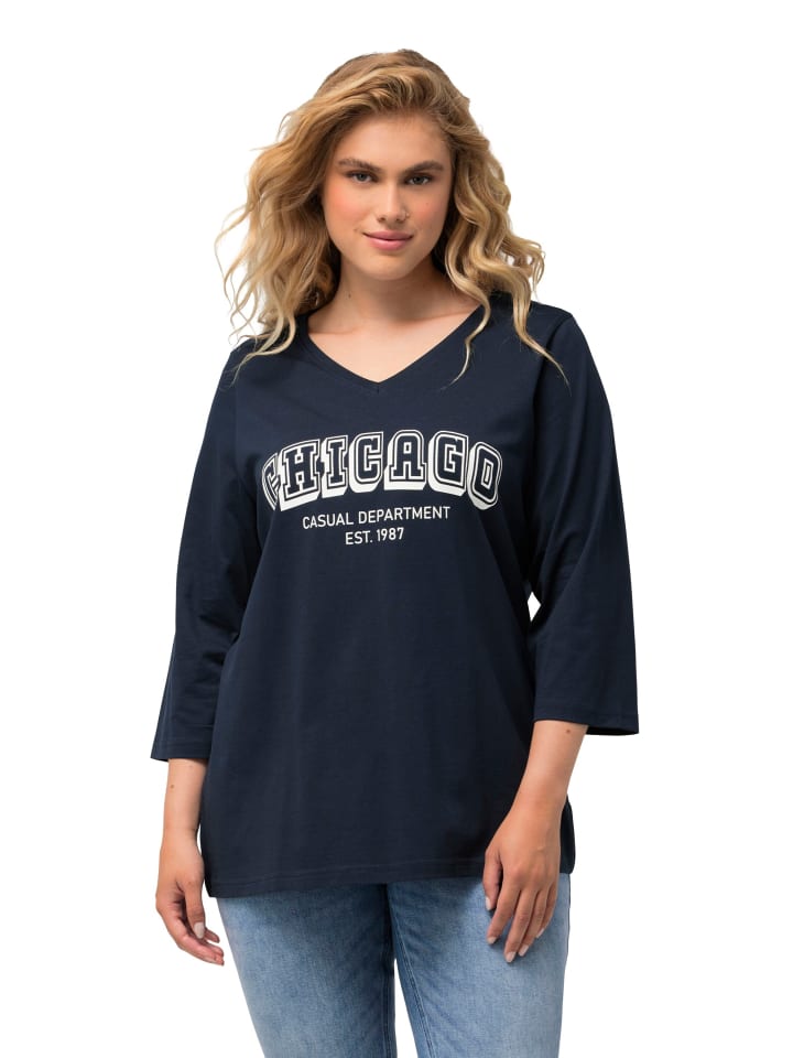 Ulla Popken Shirt in marine günstig kaufen