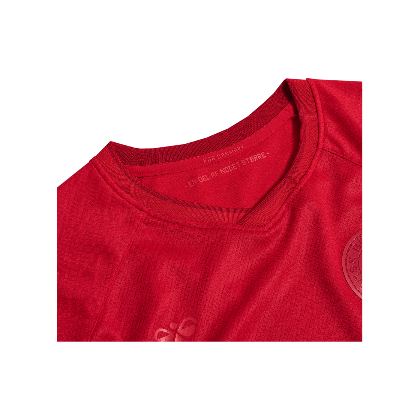 Hummel Dänemark Trikot langarm Home WM 2022 Kids Rot F3365