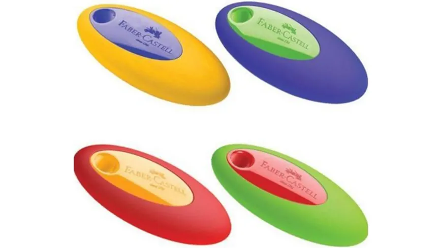 FABER-CASTELL Radierer oval PVC-free sortiert