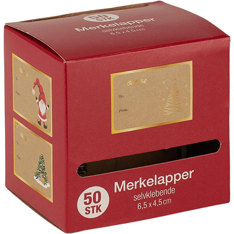Home Gavemerkelapp 50-pk i eske, selvklebende