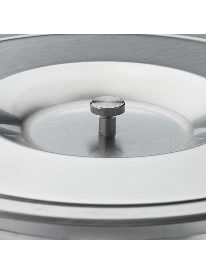 relaxdays Mülleimer für Arbeitsplatte in Silber - 8l Volumen günstig kaufen onesize