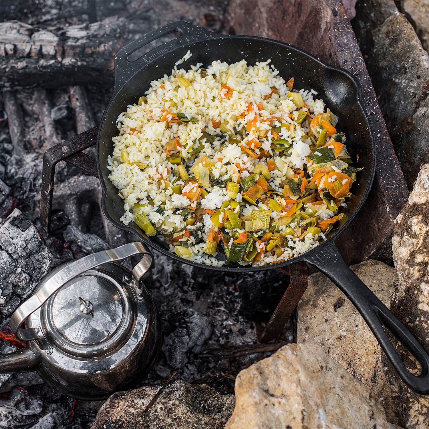 Feuerpfanne mit Stiel
