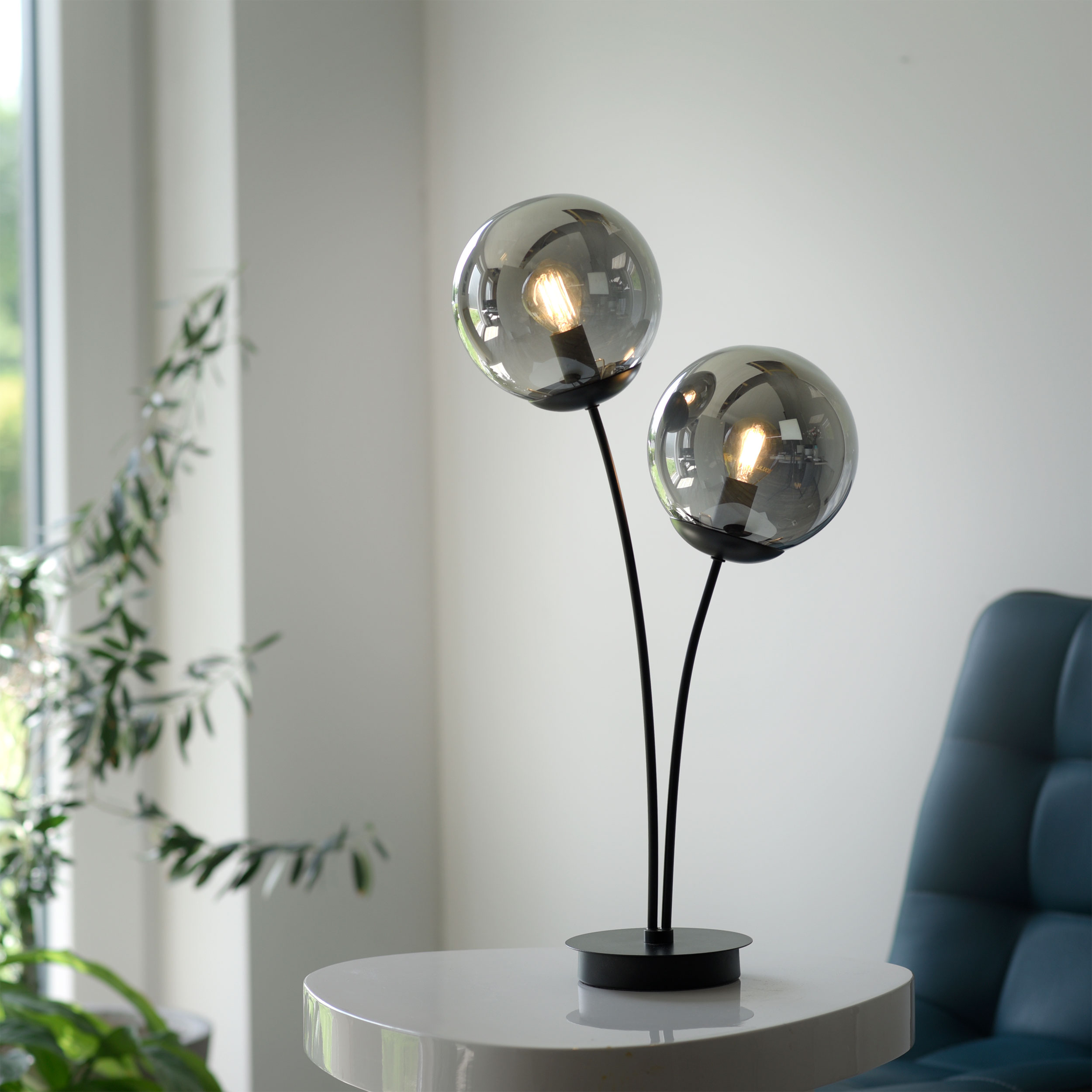 JUST LIGHT.Tischleuchte 2flg