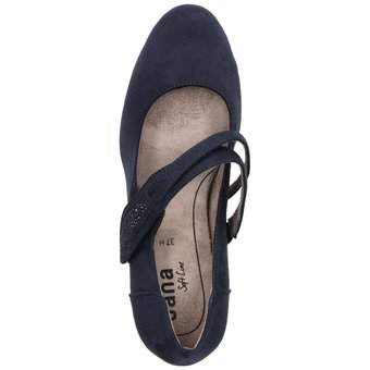 Jana Spangenpumps in blau