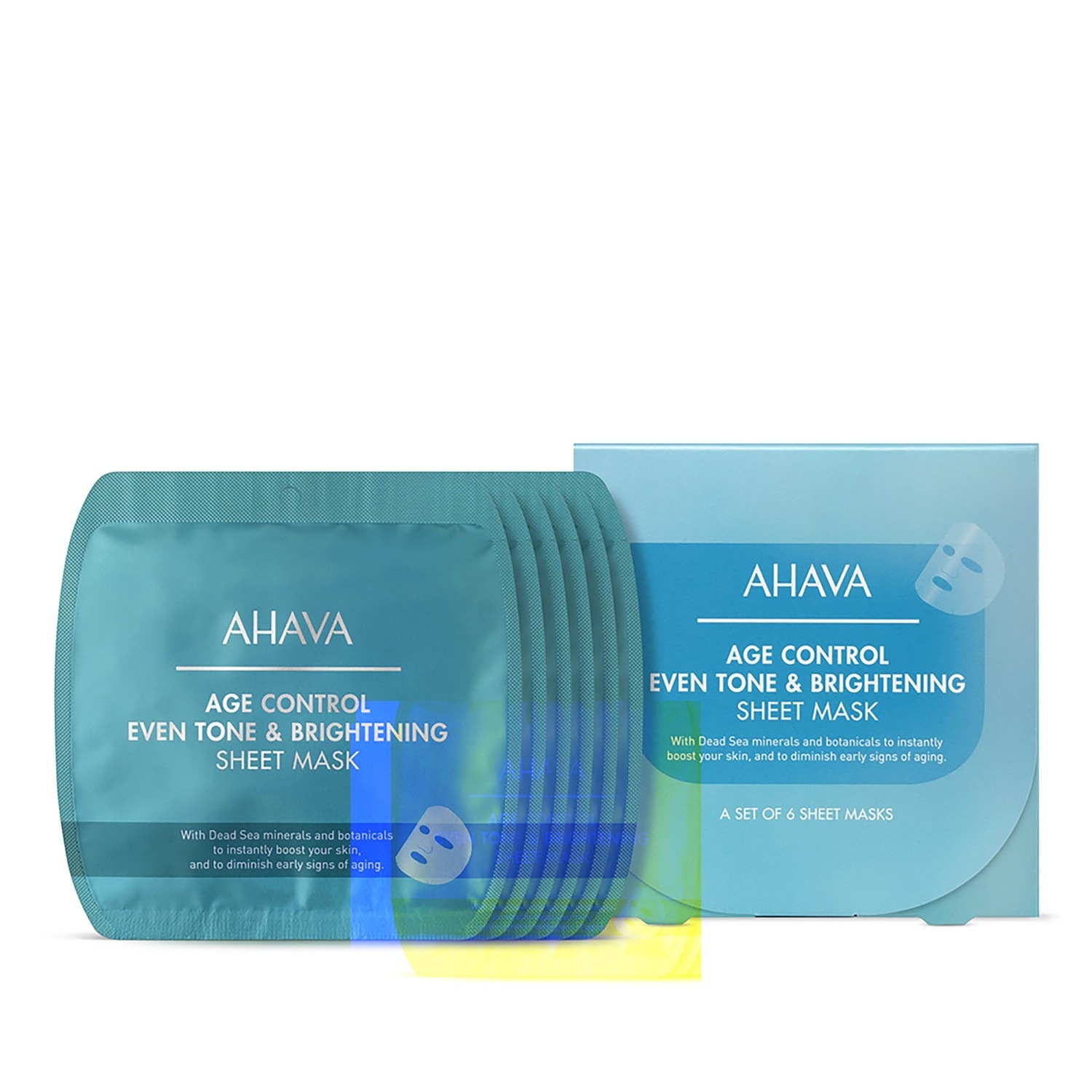 AHAVA Age Control Even Tone & Brightening lakštinė kaukė