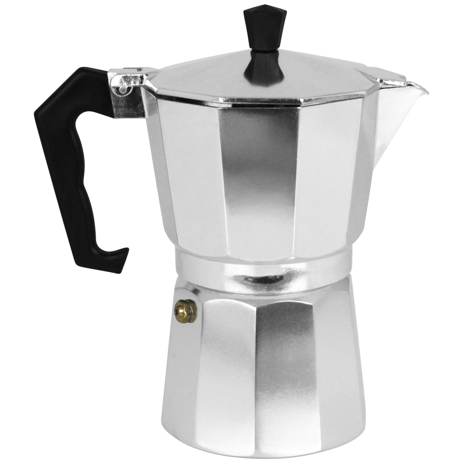 Koopman Espressokocher Kaffeebereiter 330ml Kaffeekocher Kaffeezubereiter Aluminiumkocher, Espresso Kaffee Kocher Kaffee-Bereiter Espressobereiter Mokka