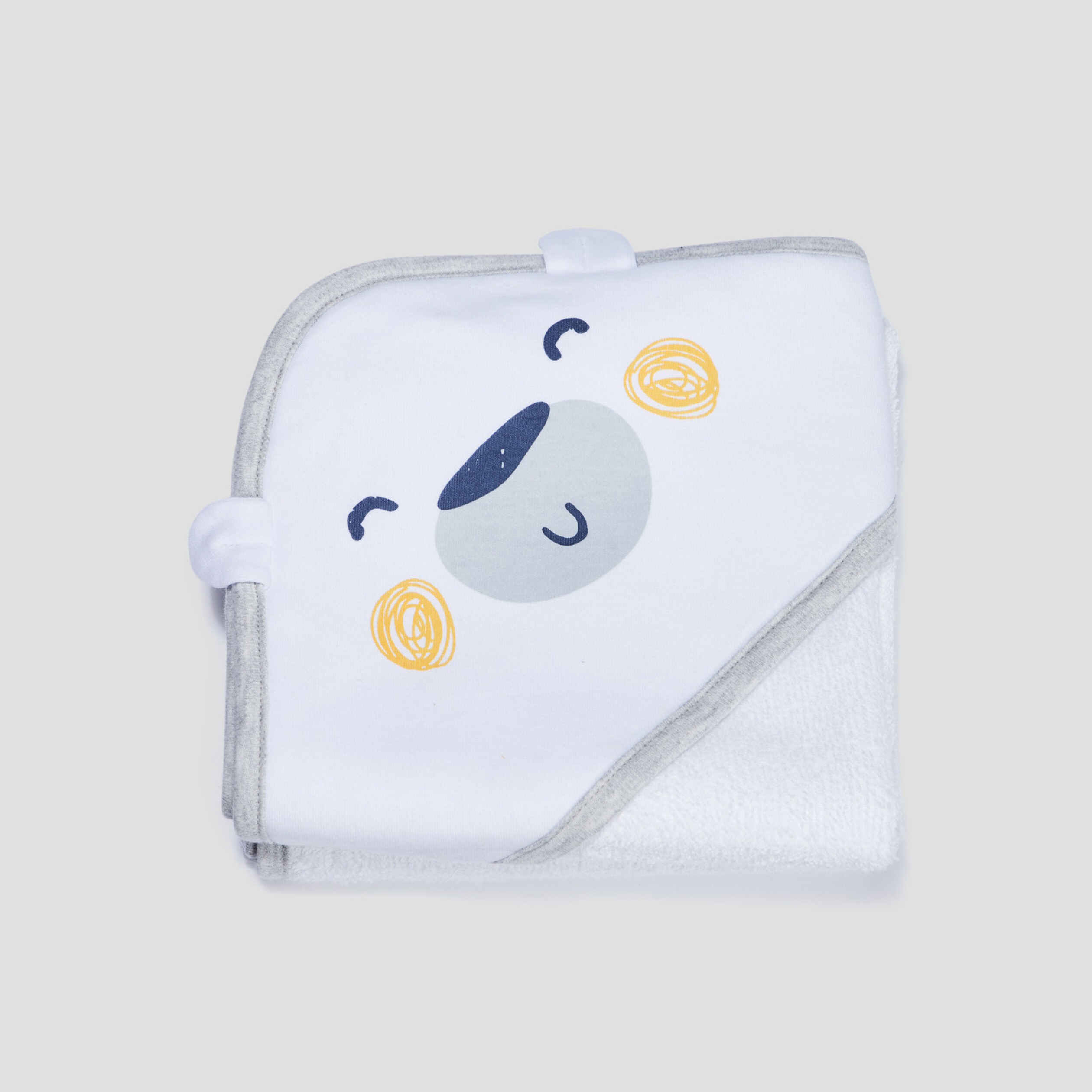 Sortie de bain ivoire bébé garçon | La Halle