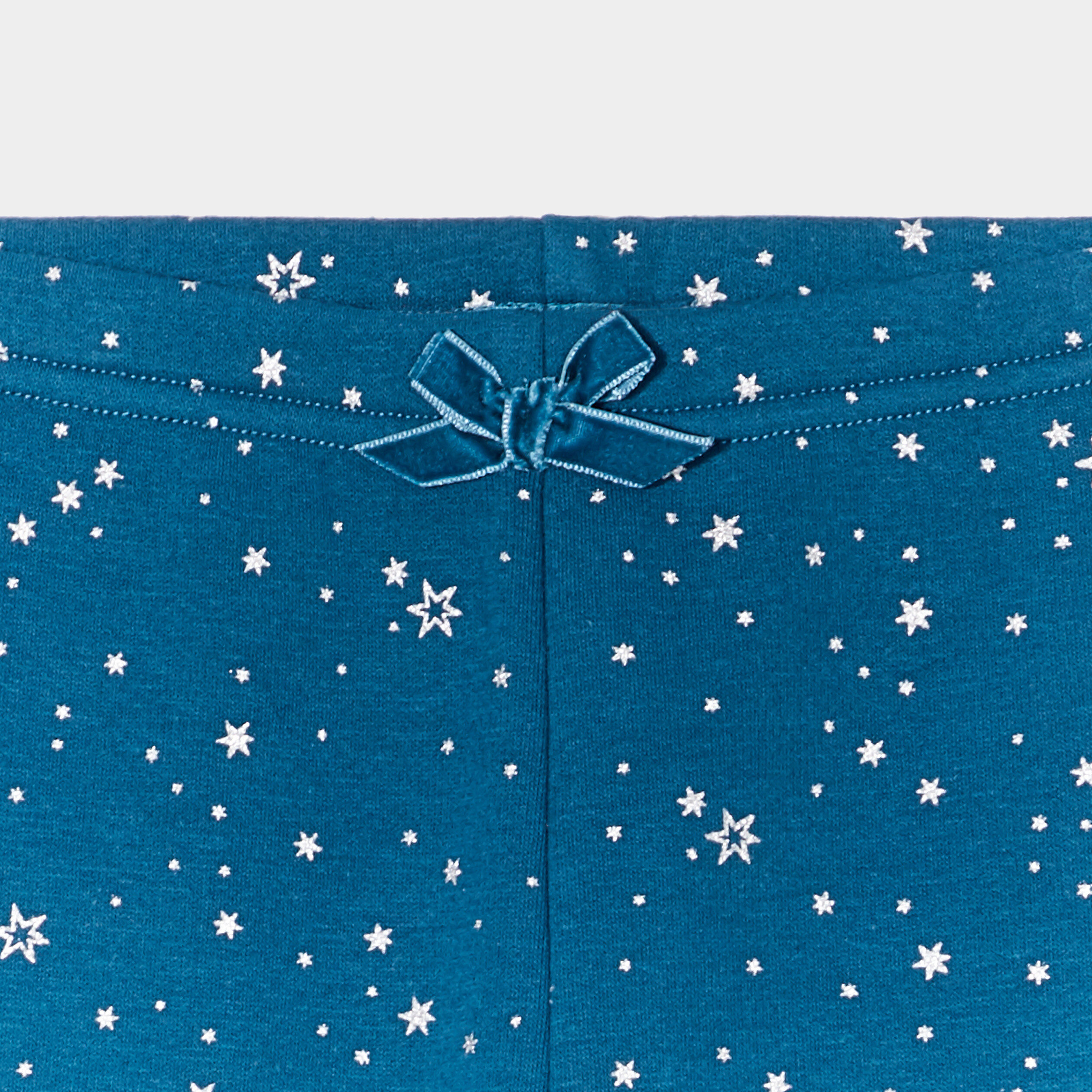 Legging doublé bleu canard fille | La Halle
