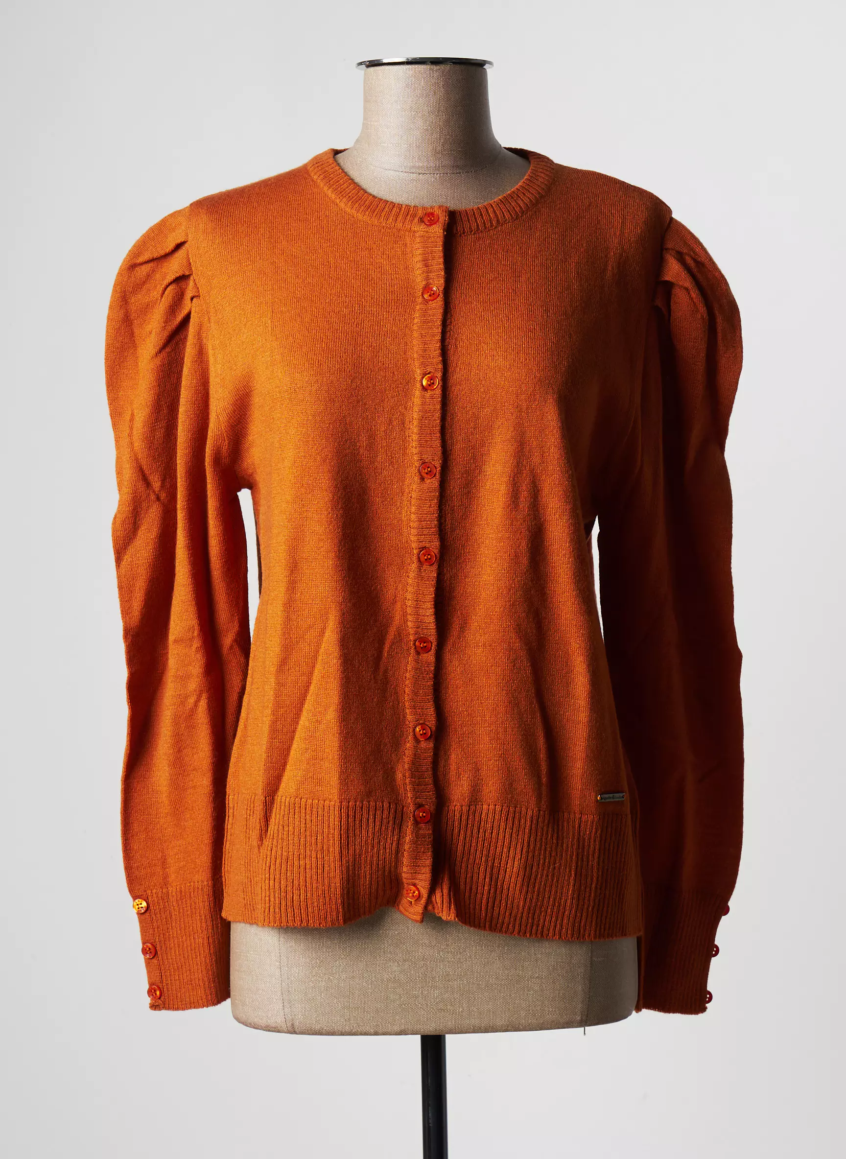 Agathe   Louise Cardigans Femme couleur orange