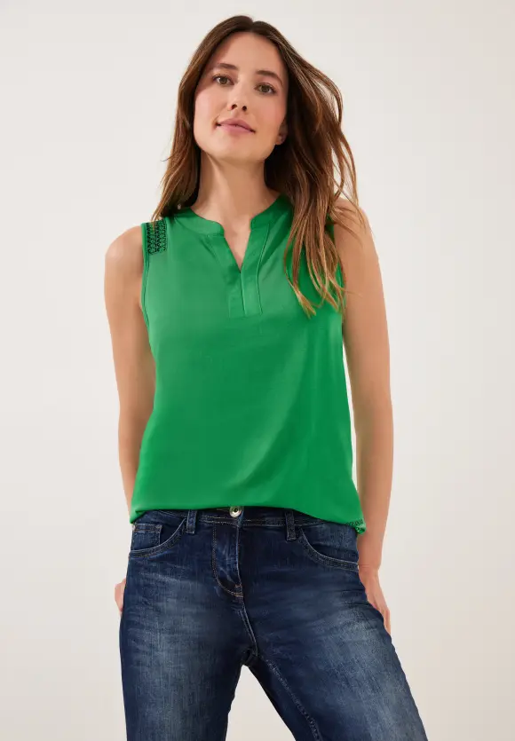 CECIL Top mit Smockdetails