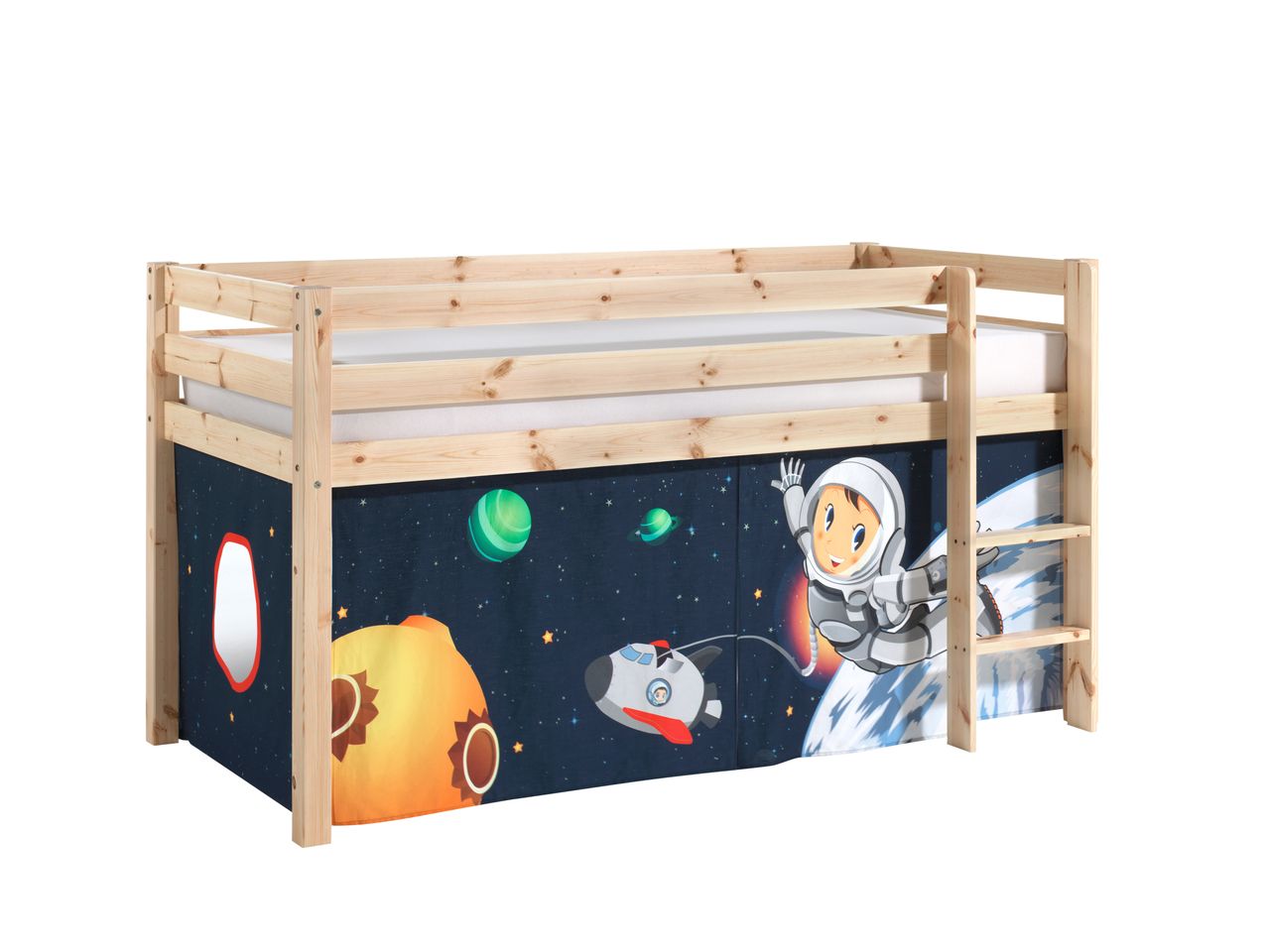 VIPACK Spielbett Pino mit Textilset 