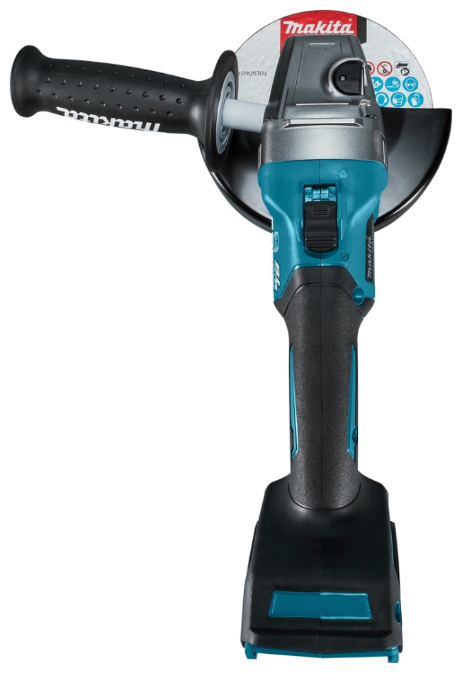 Polizor unghiular Makita GA035GZ 40V max cu comutator de blocare 150mm fără baterii și încărcător
