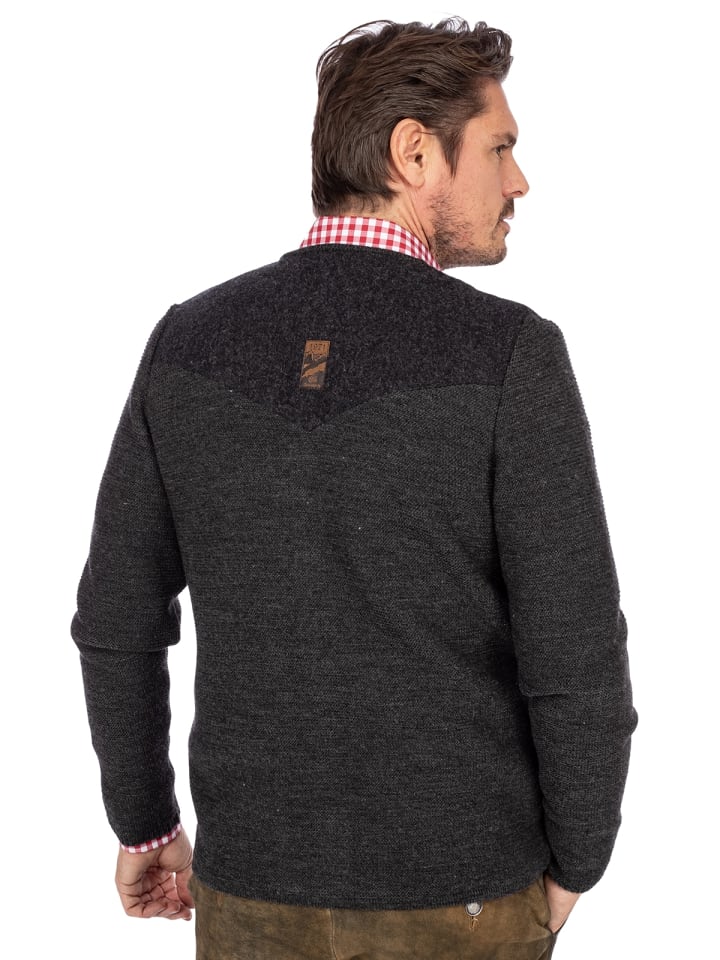OS-Trachten Strickjacke 427008-0732 in anthrazit günstig kaufen 58