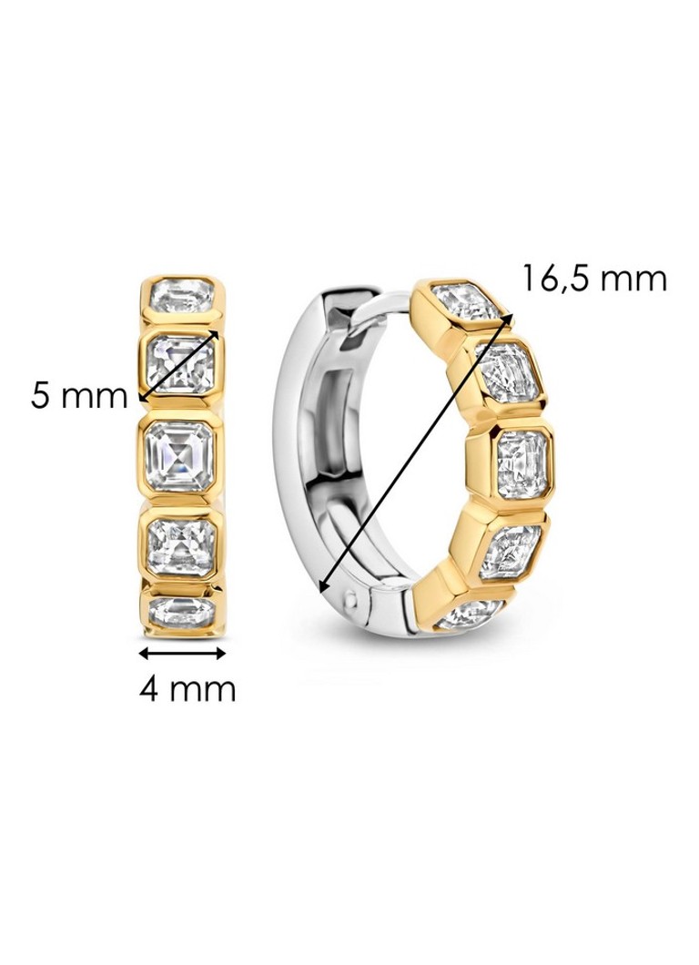 TI SENTO - Milano  Oorringen verguld 7965ZY