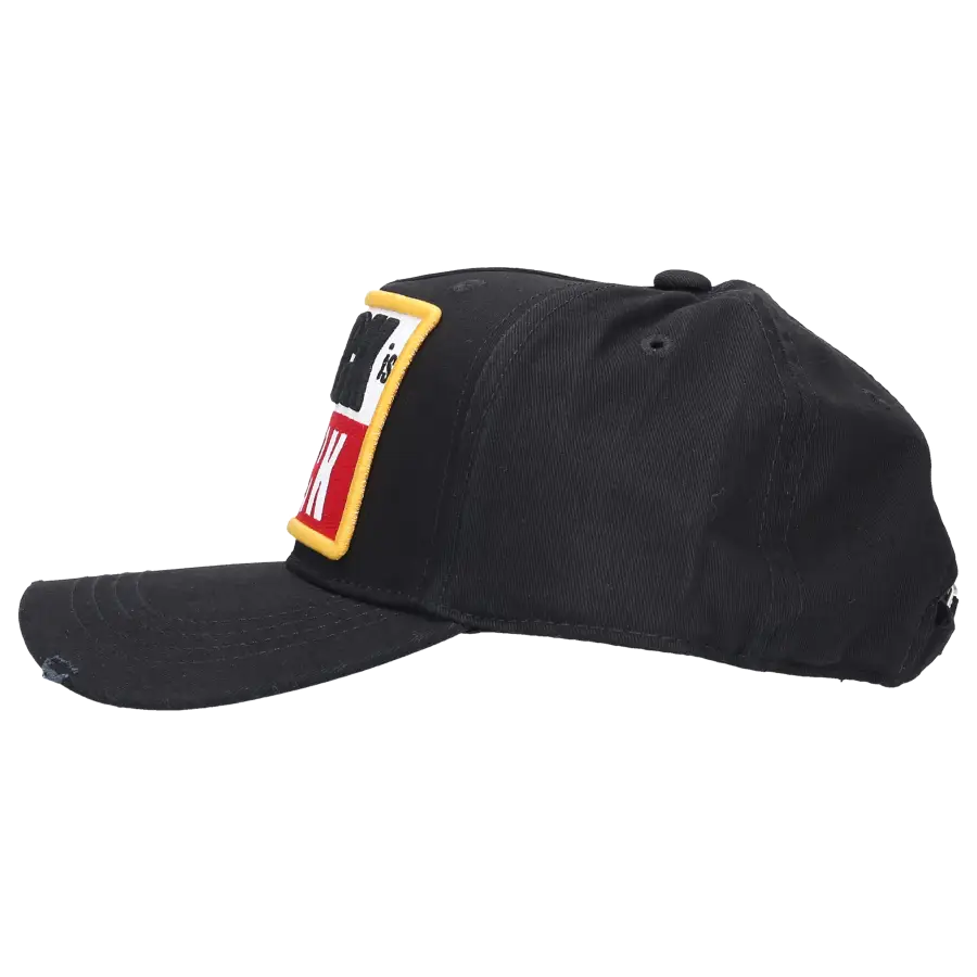 Dsquared2 - Snapback Cap CANADIAN PATCH Gabardine - schwarz